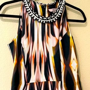 NWT - DS Dress, sleeveless, tribal print, size 4